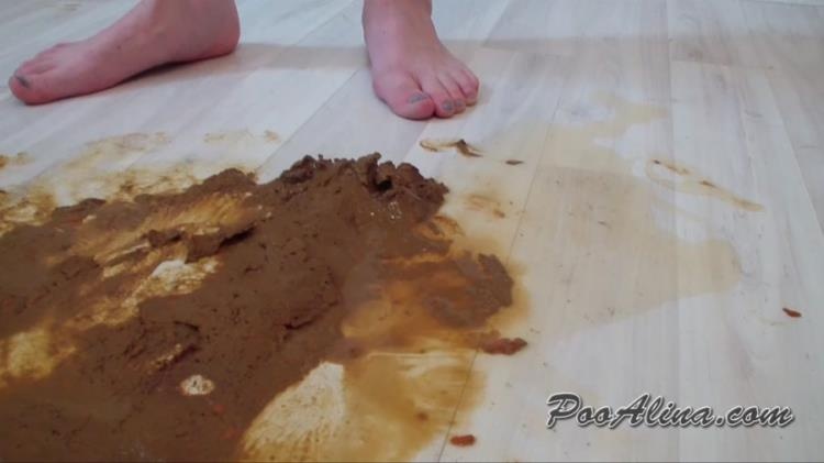 Dirty  Pooping in Red Panties - Alina [2021 | HD]