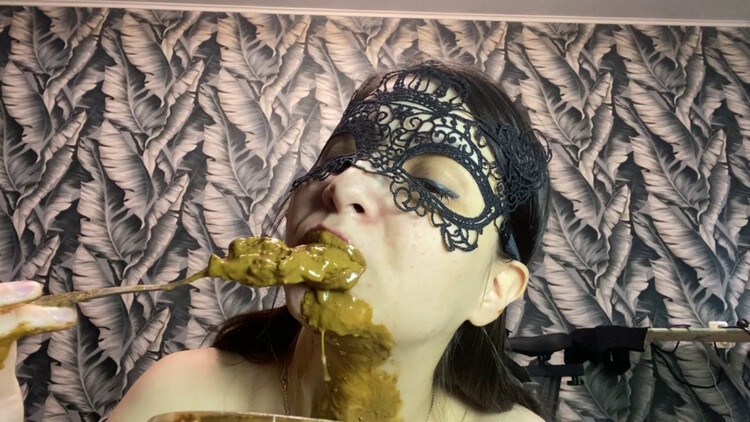 PooGirl - poop a full container eat shit with a fork and vomit [2024 | FullHD]