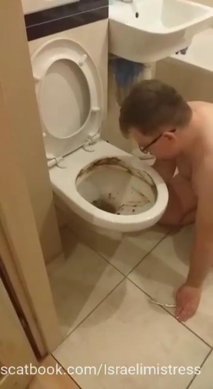 Shitty bitch training feeding in the toilet P1 [2025 | SD]