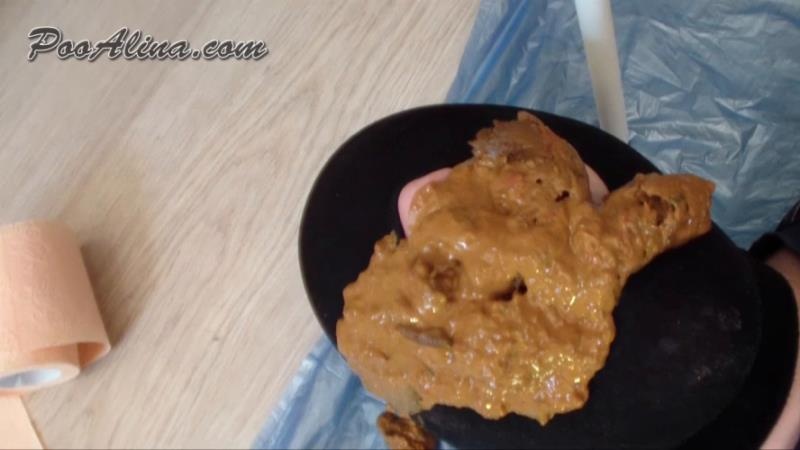 pooping in mouth toilet slave after vodka and vegetable stew with meat - Alina [2026 | HD]